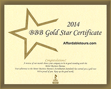 BBB Gold Star Certificate Award
