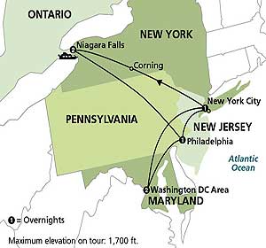 7 Days Niagara Falls and Washington D.C.