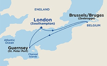 Itinerary Map/Ship Image