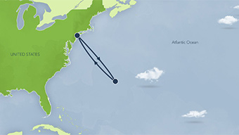 Itinerary Map/Ship Image