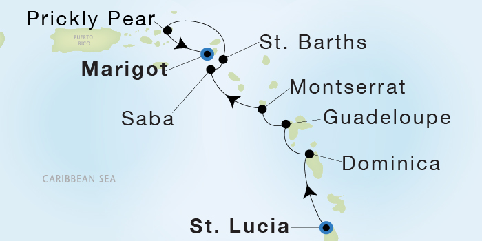 Itinerary Map/Ship Image