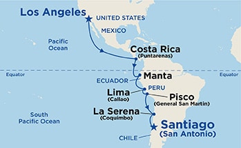 Itinerary Map/Ship Image