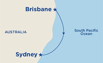 Itinerary Map/Ship Image