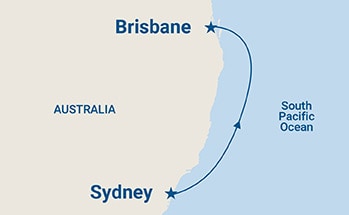 Itinerary Map/Ship Image