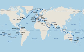 Itinerary Map/Ship Image