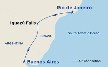 Itinerary Map/Ship Image