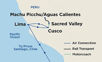 Itinerary Map/Ship Image