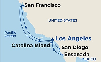 Itinerary Map/Ship Image