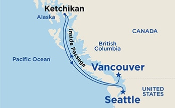 Itinerary Map/Ship Image