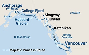 Itinerary Map/Ship Image