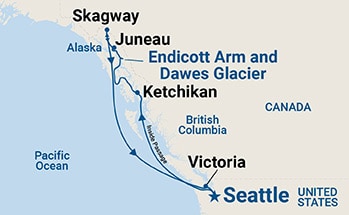 Itinerary Map/Ship Image