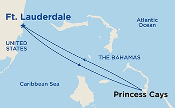 Itinerary Map/Ship Image