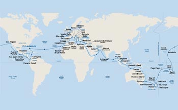 Itinerary Map/Ship Image