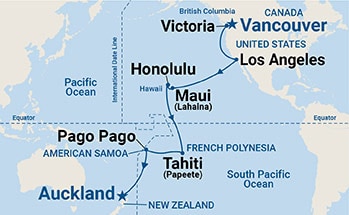 Itinerary Map/Ship Image