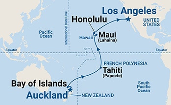 Itinerary Map/Ship Image