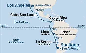 Itinerary Map/Ship Image