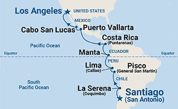 Itinerary Map/Ship Image