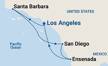 Itinerary Map/Ship Image