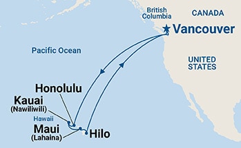 Itinerary Map/Ship Image