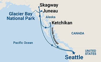 Itinerary Map/Ship Image
