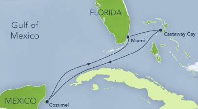Itinerary Map/Ship Image