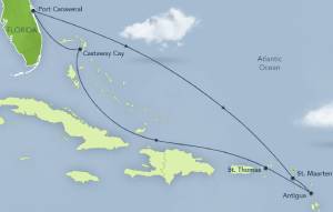 Itinerary Map/Ship Image