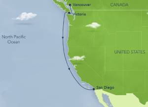 Itinerary Map/Ship Image