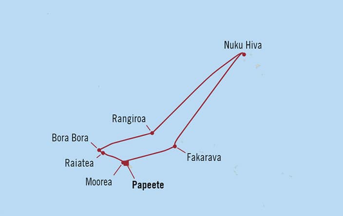Itinerary Map/Ship Image