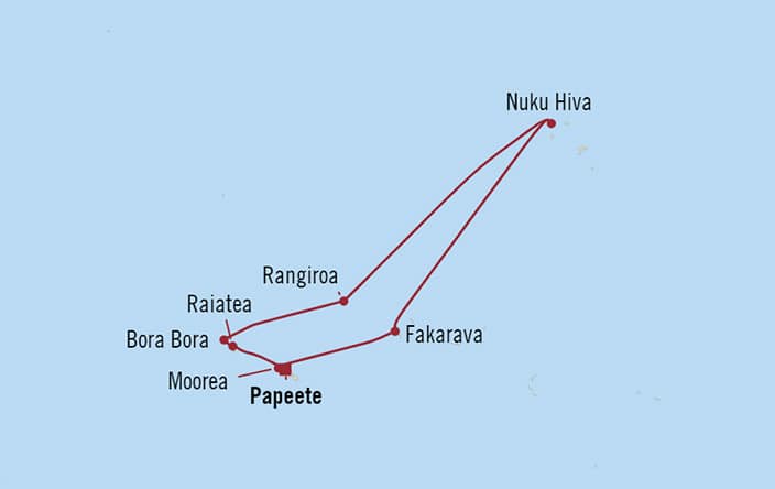 Itinerary Map/Ship Image