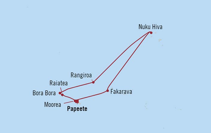 Itinerary Map/Ship Image