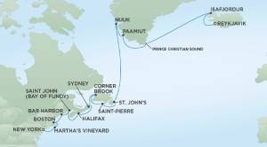 Itinerary Map/Ship Image
