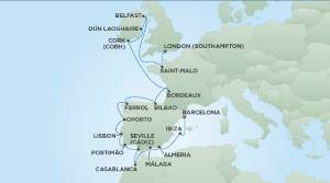 Itinerary Map/Ship Image
