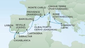 Itinerary Map/Ship Image