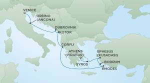 Itinerary Map/Ship Image