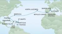 Itinerary Map/Ship Image