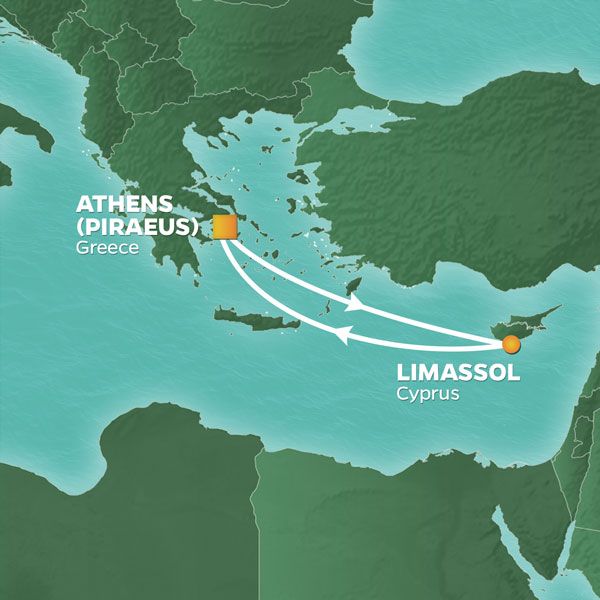 Itinerary Map/Ship Image
