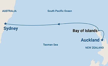 Itinerary Map/Ship Image