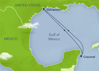 Itinerary Map/Ship Image