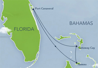 Itinerary Map/Ship Image