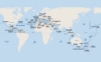 Itinerary Map/Ship Image