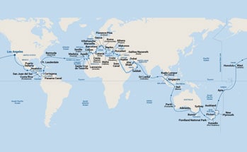 Itinerary Map/Ship Image