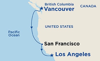Itinerary Map/Ship Image