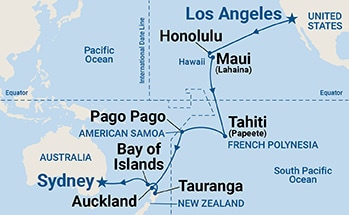 Itinerary Map/Ship Image