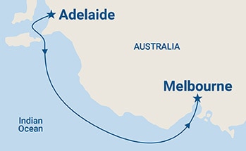 Itinerary Map/Ship Image