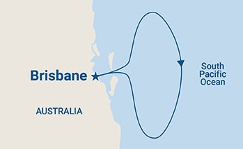 Itinerary Map/Ship Image