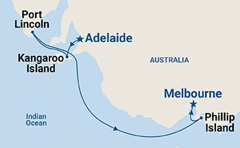 Itinerary Map/Ship Image