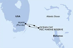 Itinerary Map/Ship Image