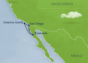 Itinerary Map/Ship Image