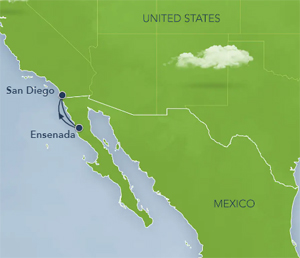 Itinerary Map/Ship Image