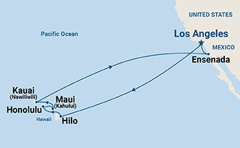 Itinerary Map/Ship Image